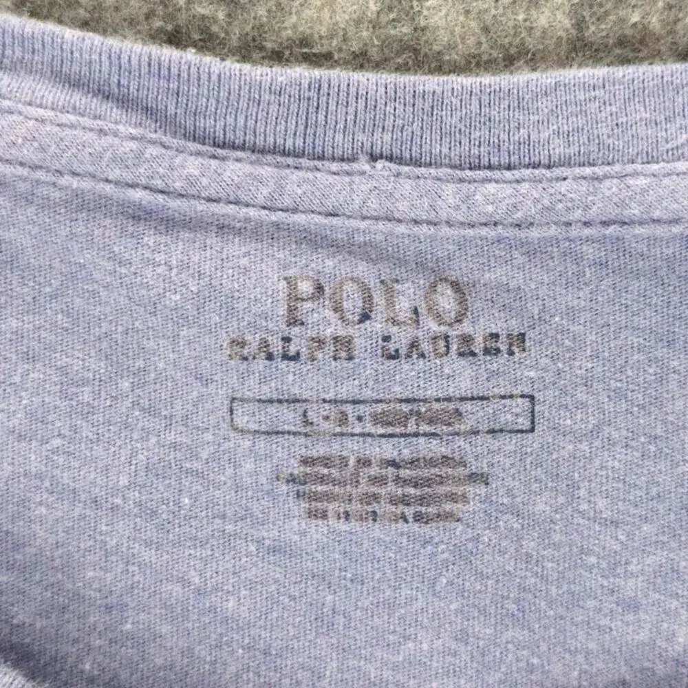 Polo Ralph Lauren Shirt Mens XL Purple Classic Fit Crewneck Pony Tee Cotton